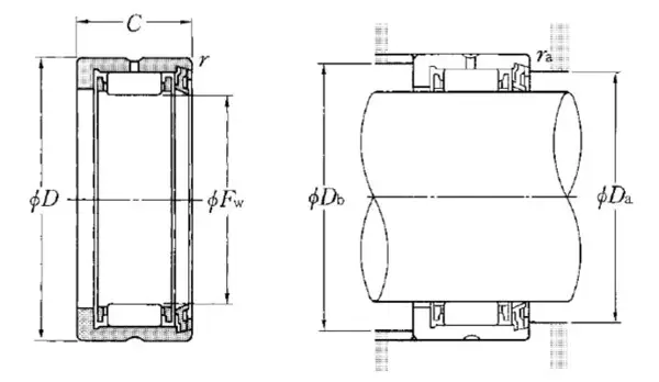 Ležaj NTN RNA4906L/3AS