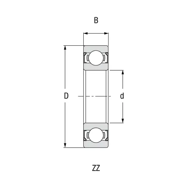 Ležaj EXTREME 6011 ZZ C3 P6 Z3V3 IND.